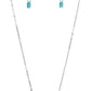 Barred Bohemian - Blue Necklace