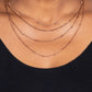Studded Shimmer - Copper Necklace