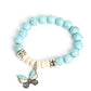 Bold Butterfly - Blue Bracelet