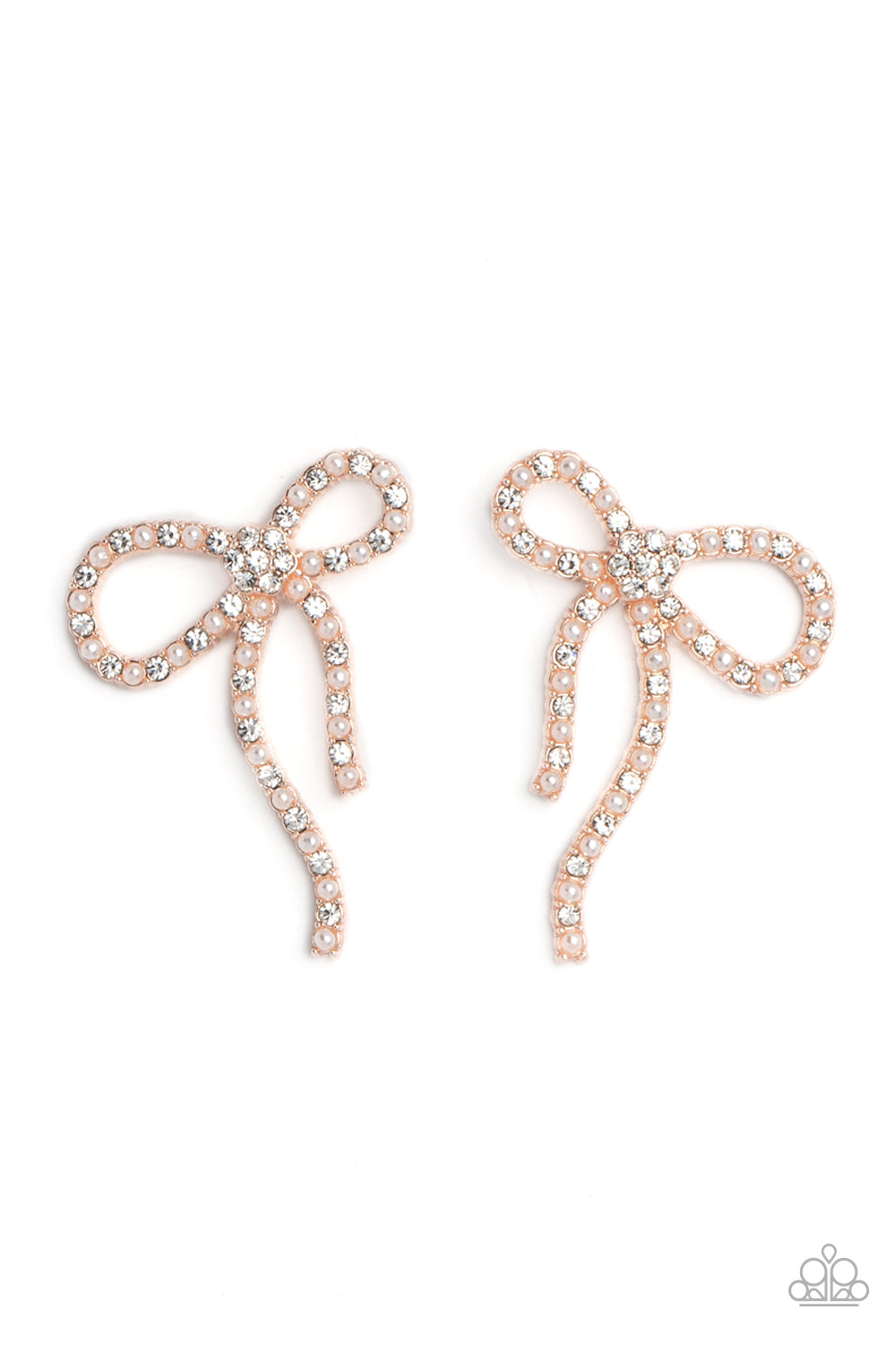 Deluxe Duet - Rose Gold Post Earring