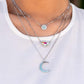 Lunar Lineup - Blue Necklace