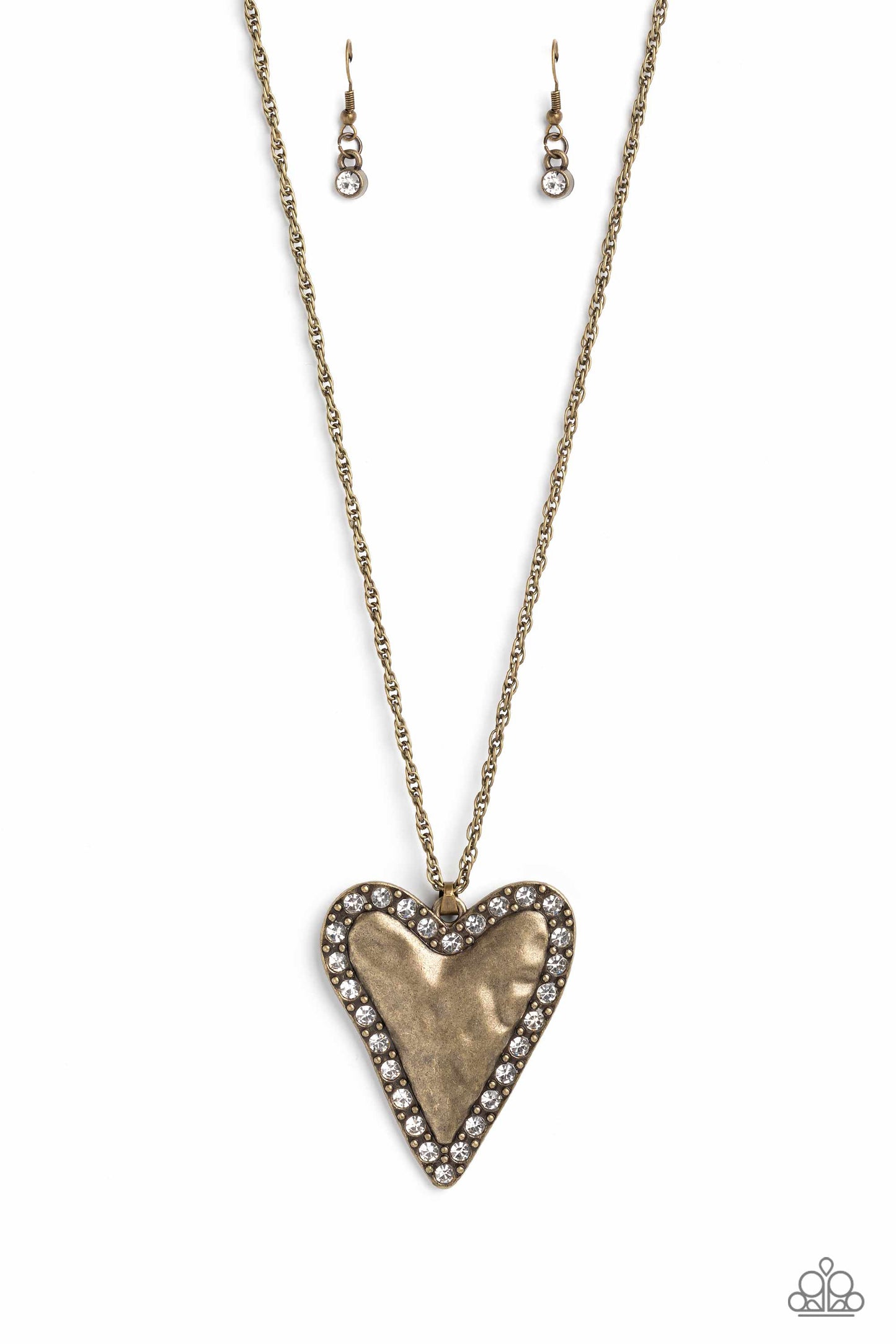 Radiant Romeo - Brass Necklace