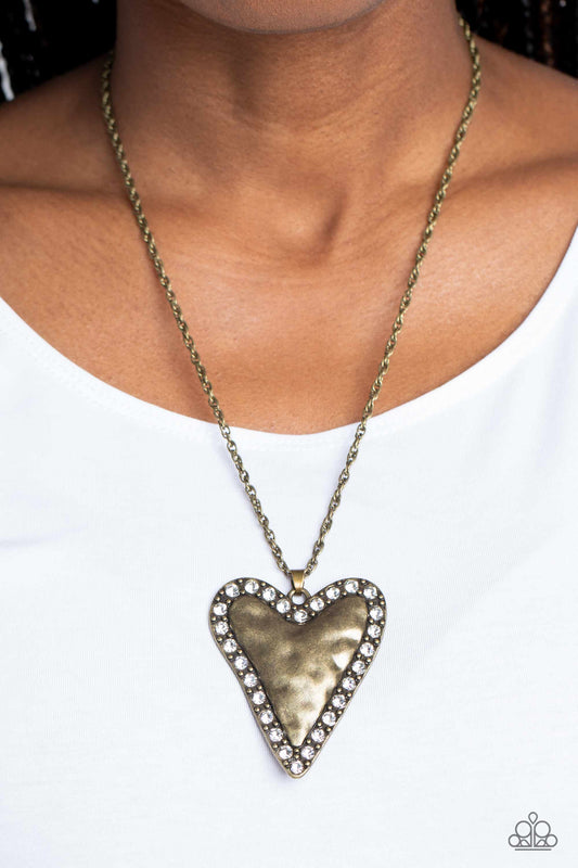 Radiant Romeo - Brass Necklace