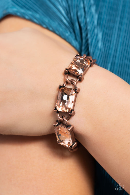 Dazzling Debut - Copper Bracelet