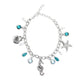 Seahorse Serenade & Seahorse Season - Blue Bracelet & Necklace Set