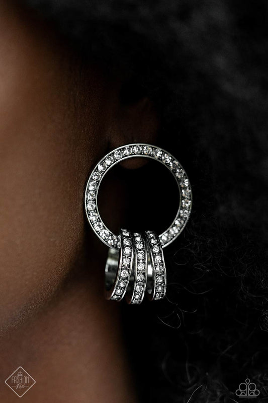 Adorned Allegiance - White Post Earring