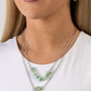 Chiseled Caliber - Green Necklace