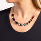 Elite Emeralds - Black Necklace