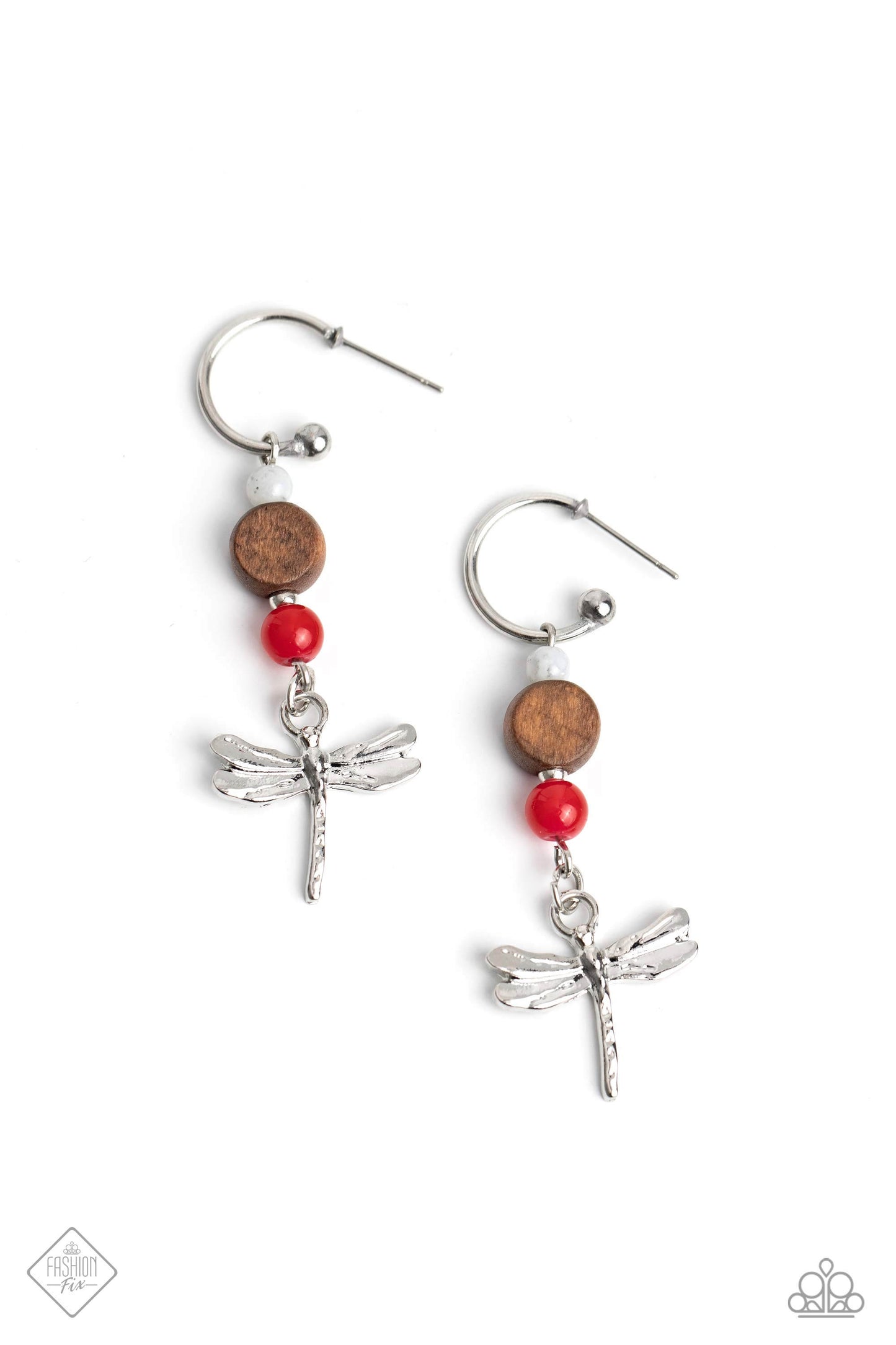 Take BEAD - Red Earring