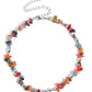 Carved Confidence - Multi Choker Necklace