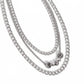 Layered Loyalty - White Necklace
