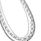 Tasteful Tiers - Green Necklace