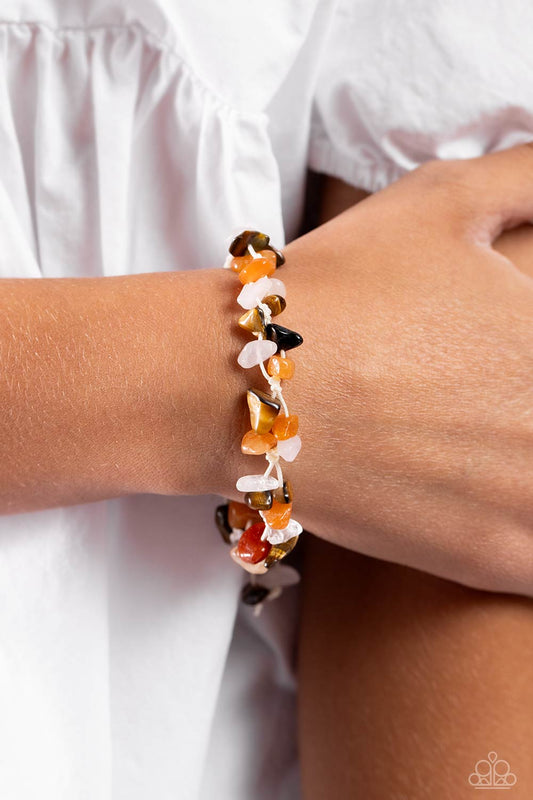 Knotted Kingdom - Orange Bracelet