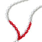 Locked Down - Red Necklace