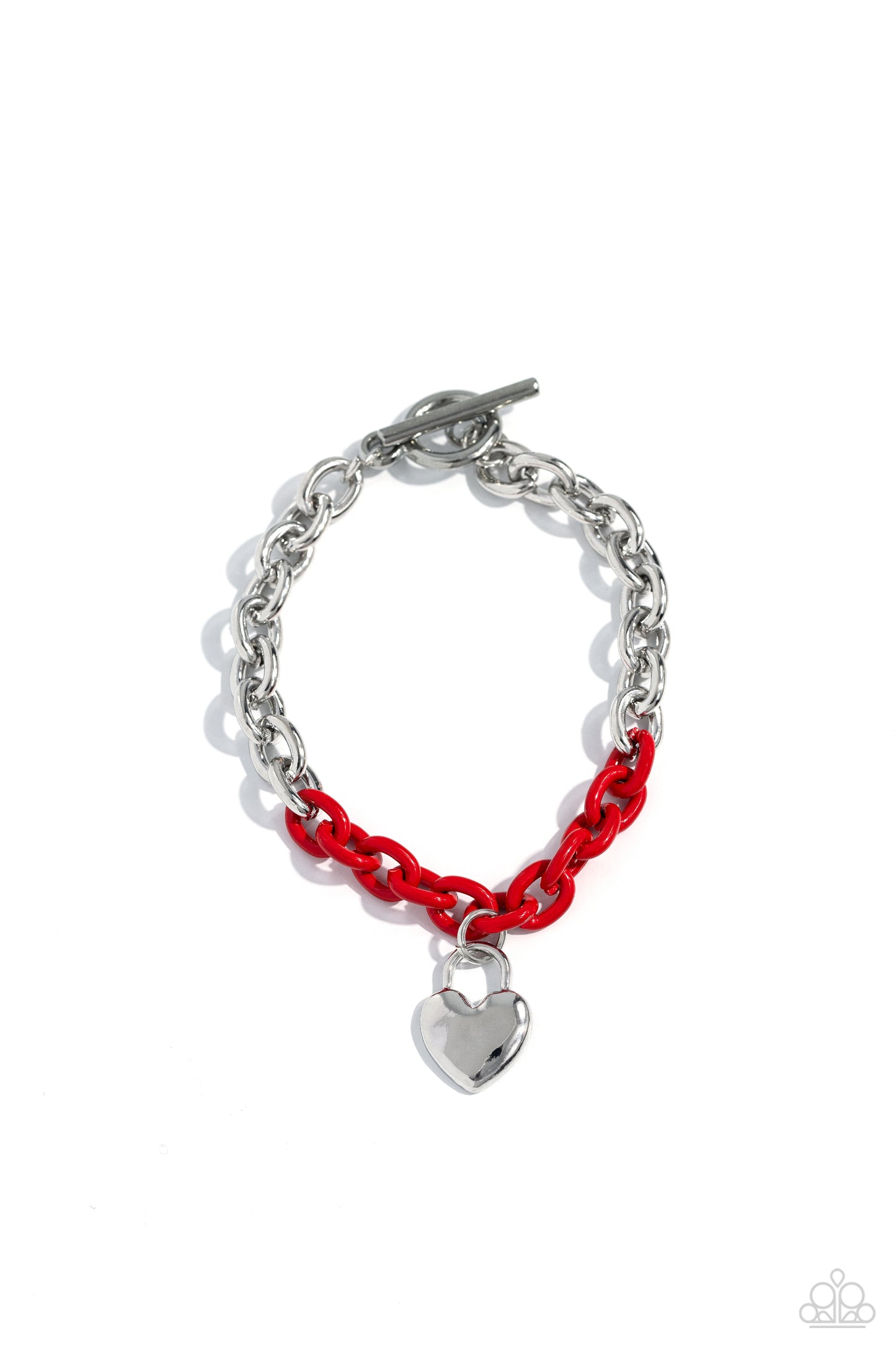 Locked and Loved - Red Bracelet