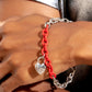 Locked and Loved - Red Bracelet