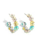 Floral Focus - Multi Hoop Earring