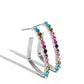 Triangular Tapestry - Multi Hoop Earring