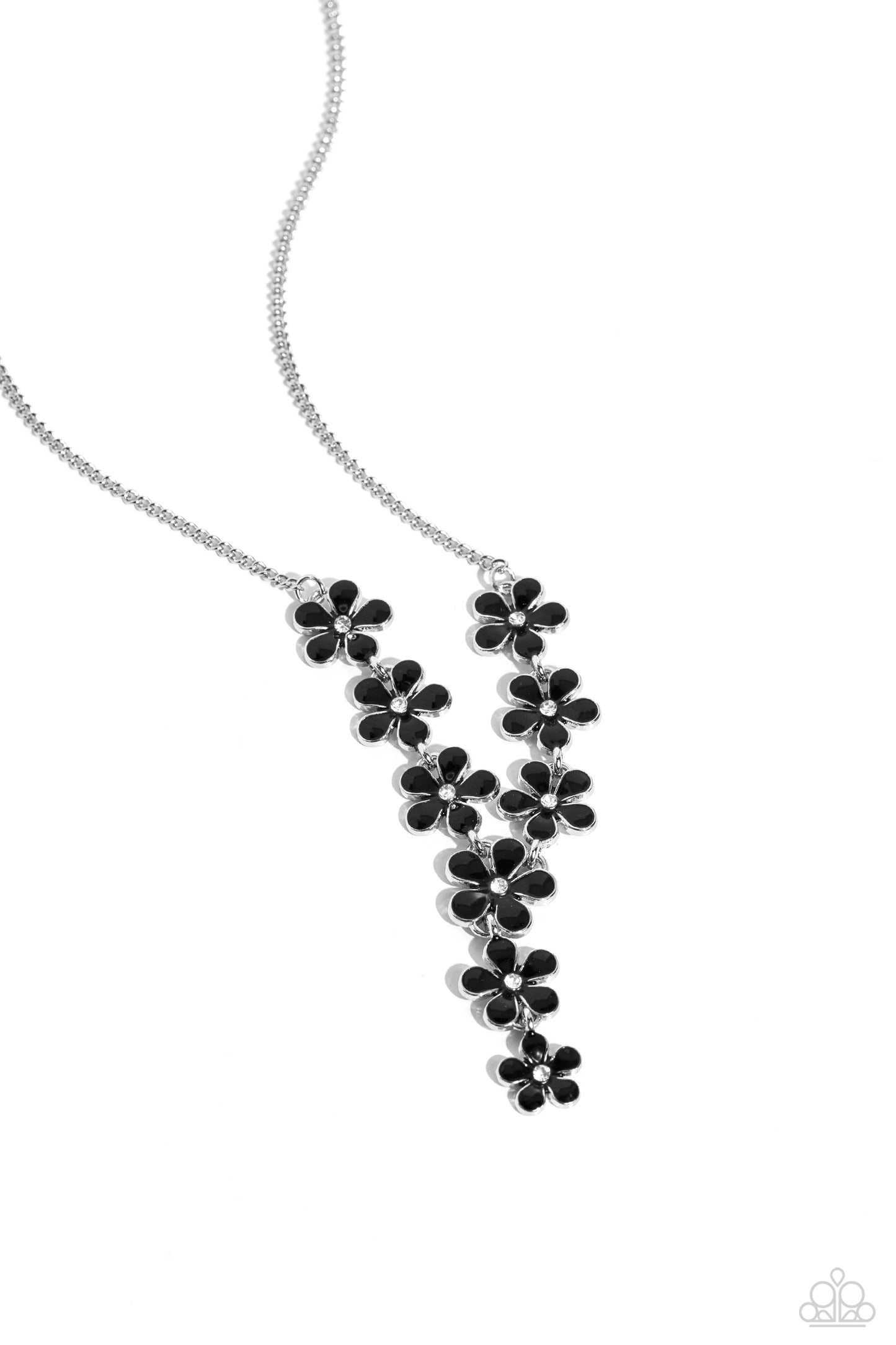 Flowering Feature - Black Necklace