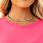 Backstage Beauty - Green Necklace