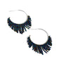 Tailored Tassel - Multi Hoop Earring