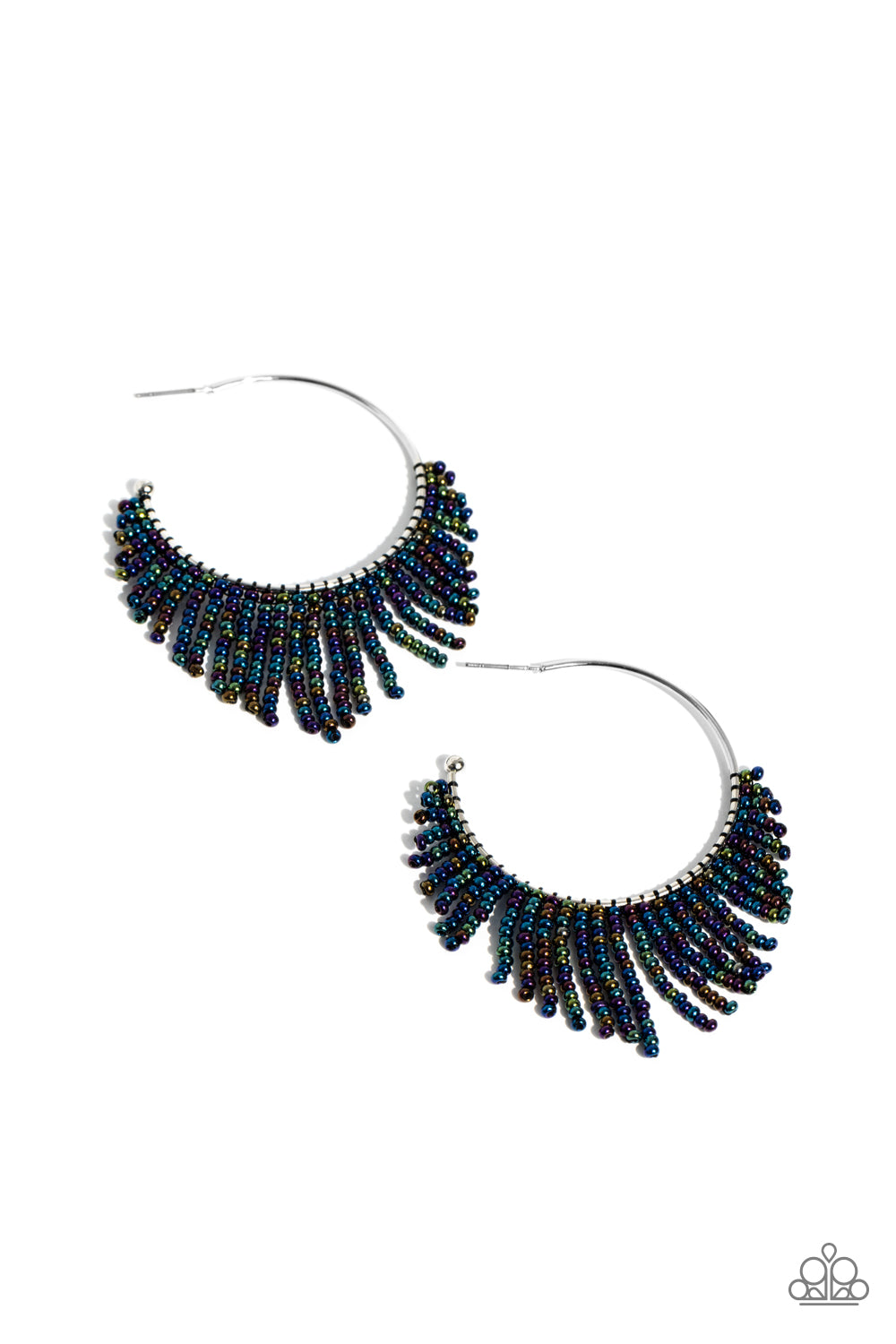 Tailored Tassel - Multi Hoop Earring