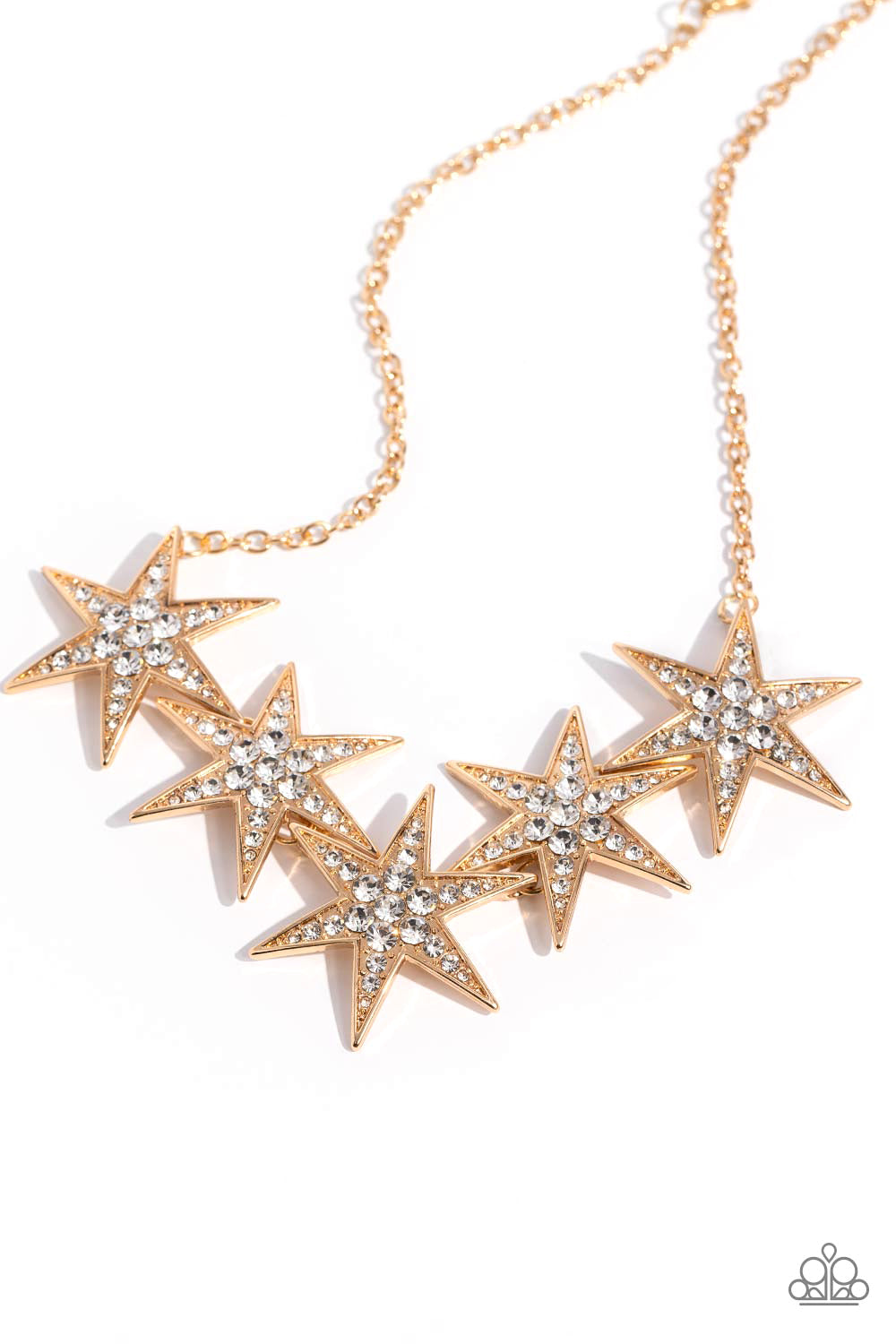 Rockstar Ready - Gold Necklace