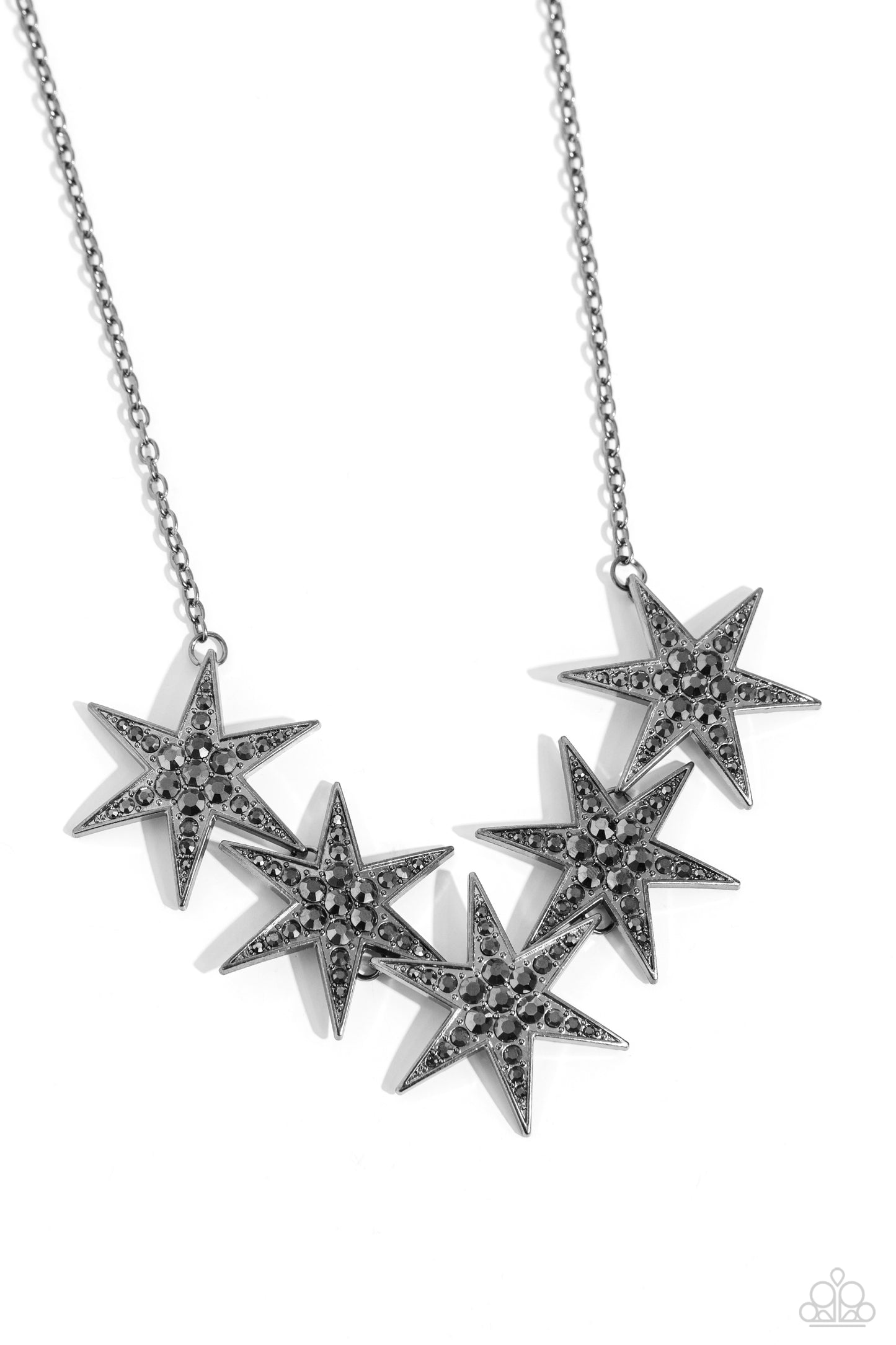 Rockstar Ready - Black Necklace