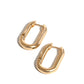 Candidate Curves - Gold Hoop Earring