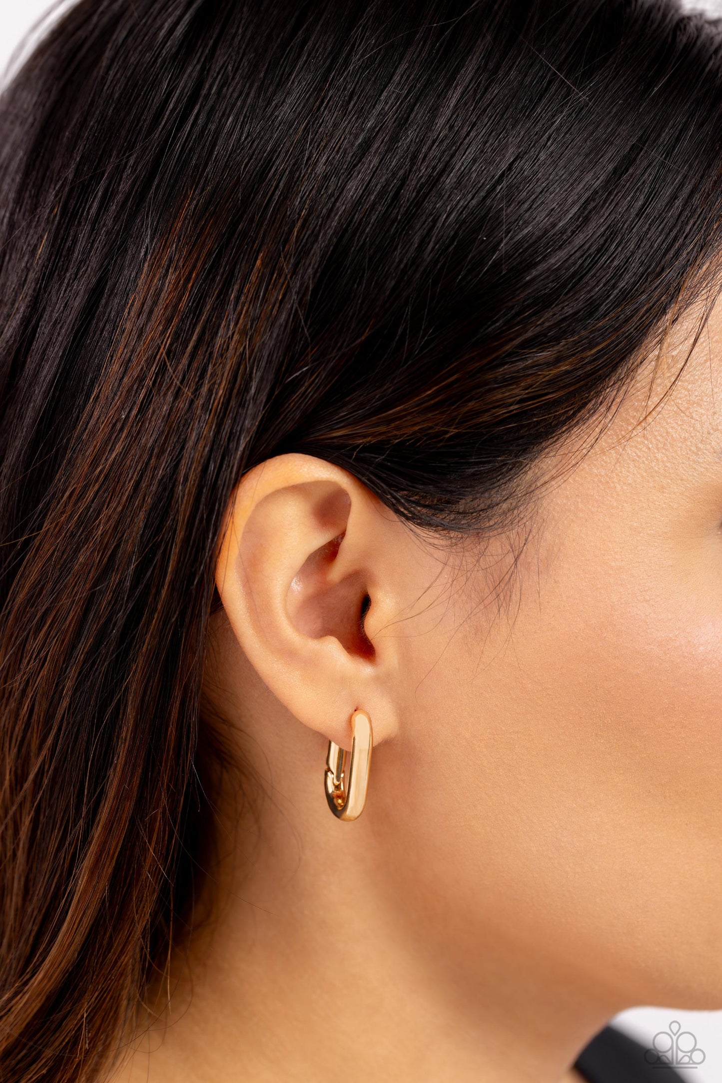 Candidate Curves - Gold Hoop Earring