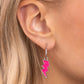 Lightning Limit - Pink Hoop Earring
