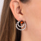 Double Standard - Brown Post Earring