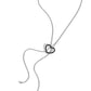 Tempting Tassel - Black Necklace