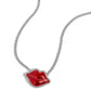 Lip Locked - Red Necklace