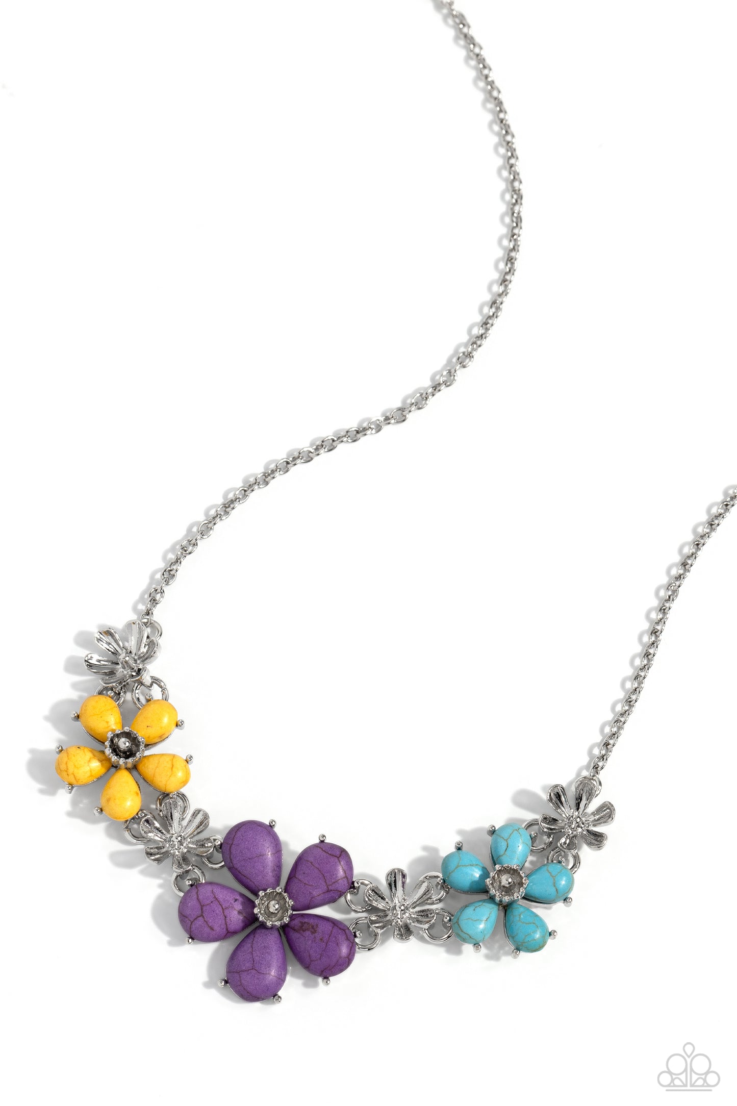 Growing Garland - Purple Necklace