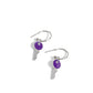 Key Performance - Purple Hoop Earring