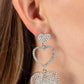 Couple's Celebration - White Post Earring