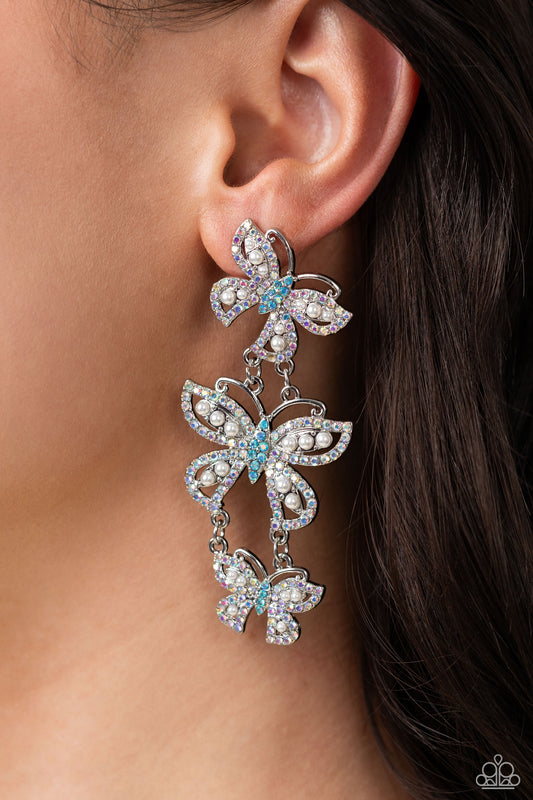 Fluttering Finale - Multi Post Earring