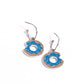 Donut Delivery - Blue Hoop Earring