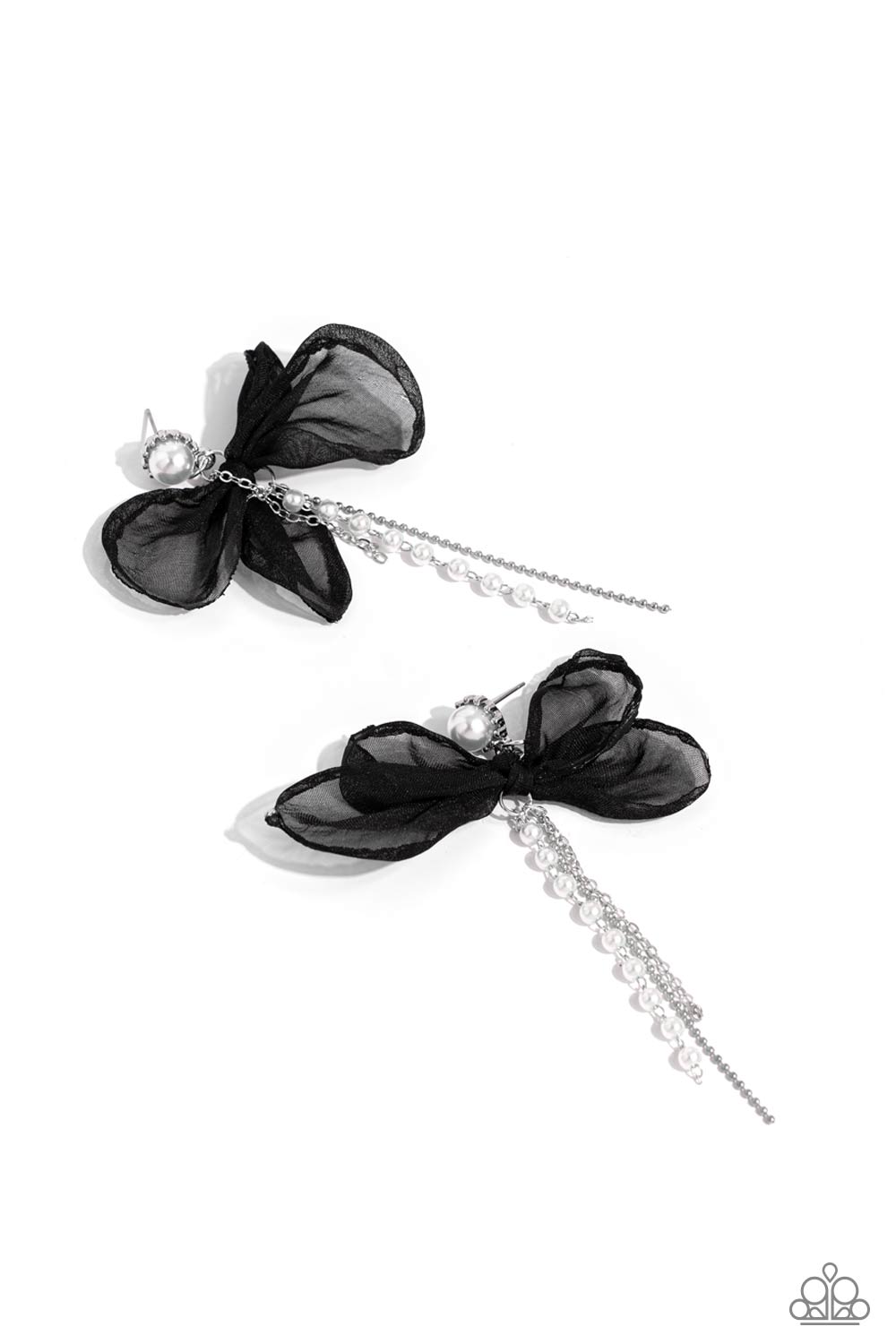 High-Class Heiress - Black Post Earring