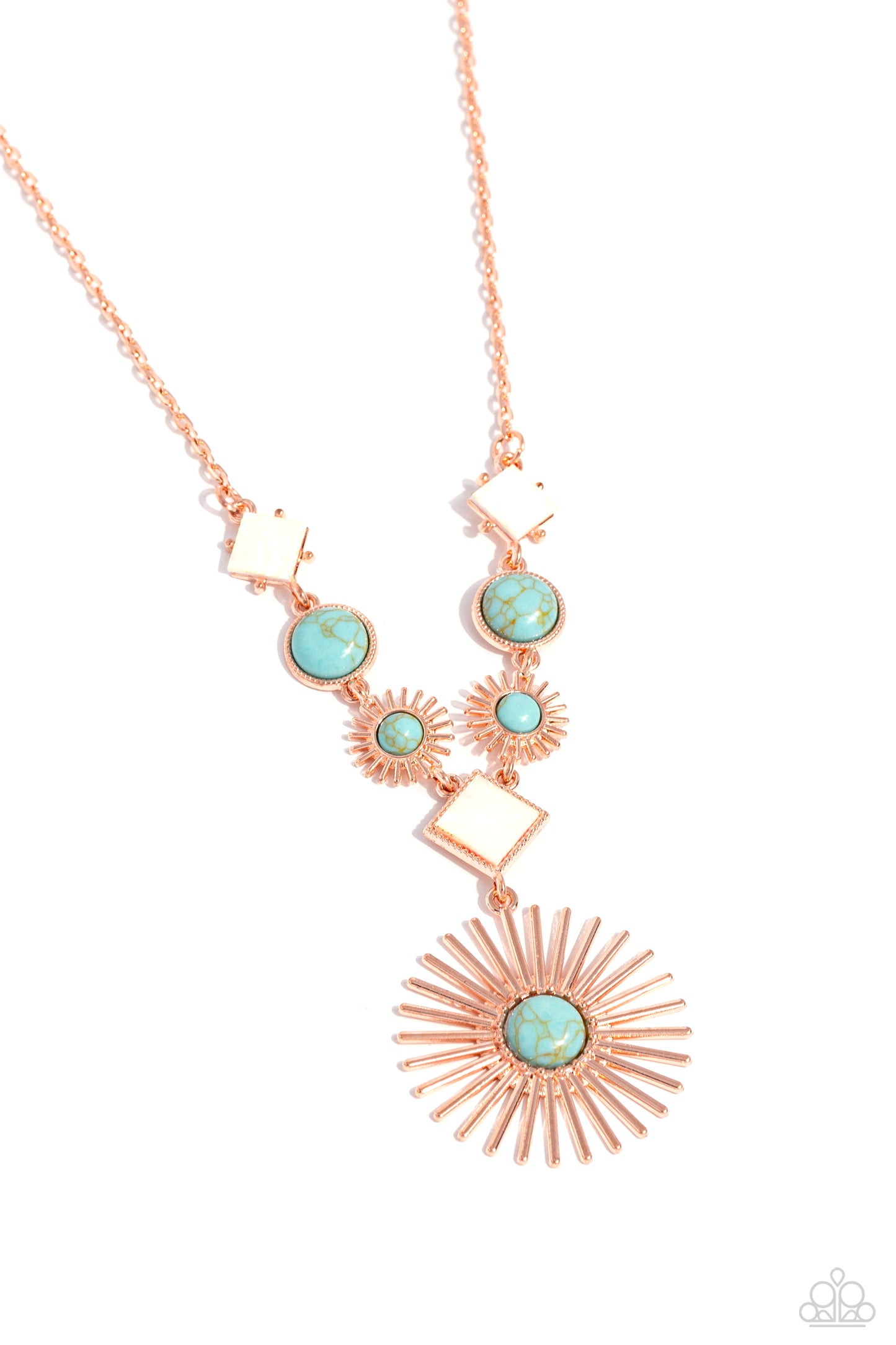 Sunburst Style - Copper Necklace