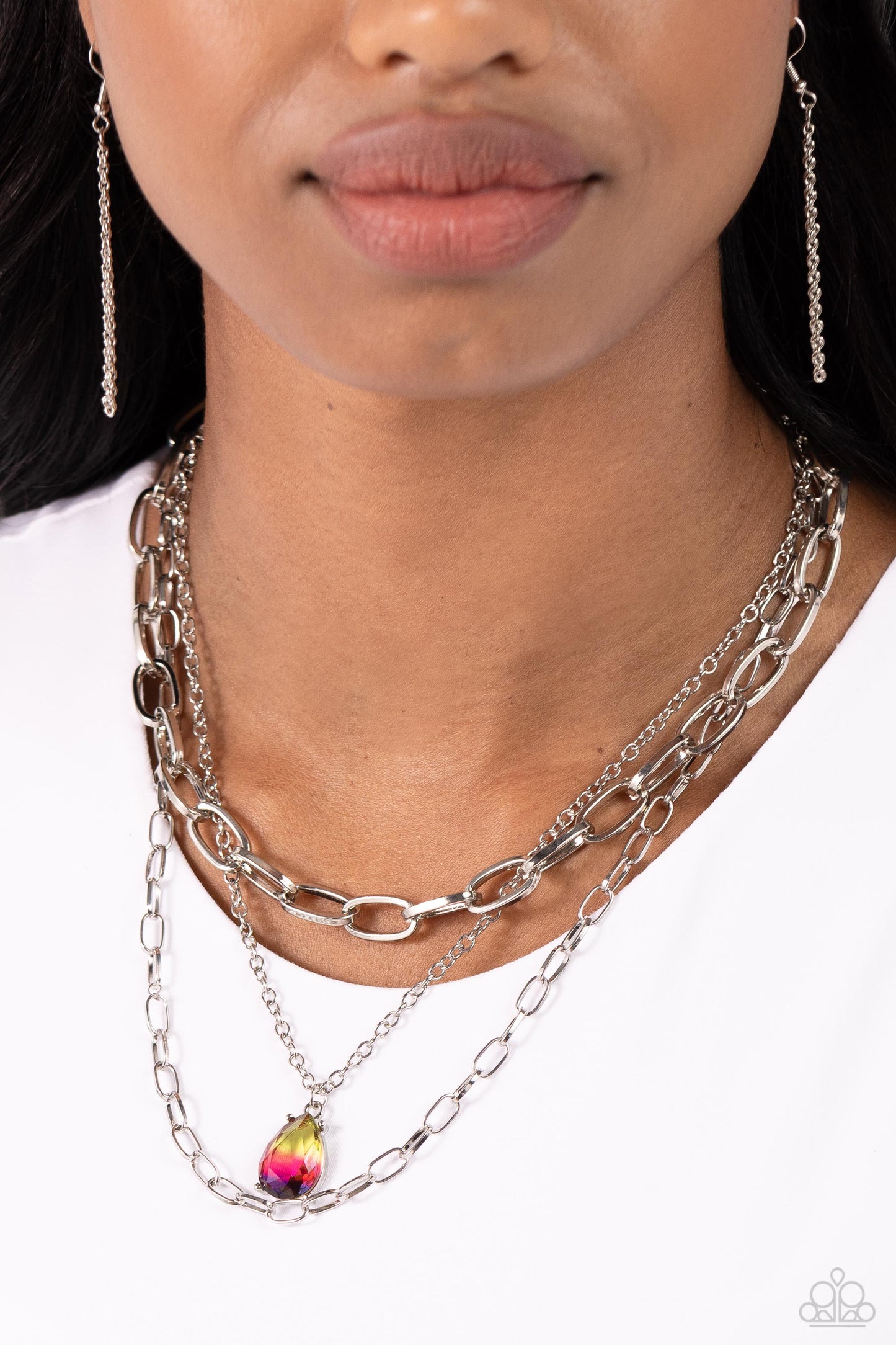 Teardrop Tiers - Multi Choker Necklace