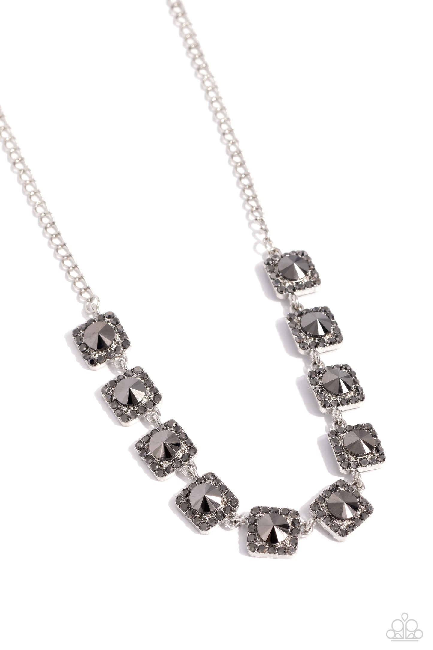 Jump SQUARE - Silver Necklace