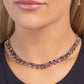 Ritzy Rhinestones - Purple Necklace