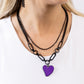 Carefree Confidence - Purple Necklace