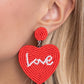 Sweet Seeds - Red Post Earring