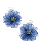 Cosmopolitan Chiffon - Blue Hoop Earring