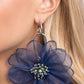 Cosmopolitan Chiffon - Blue Hoop Earring