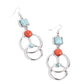 Interlocked Influence - Blue Earring