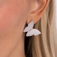 Butterfly Beholder - Silver Post Earring